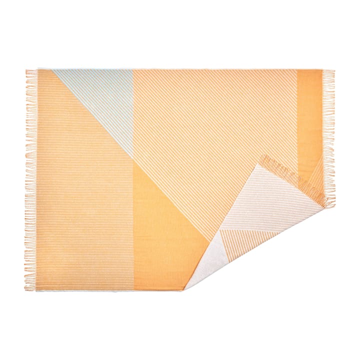 Stripes βαμβακερό ριχτάρι - Κίτρινο - NJRD