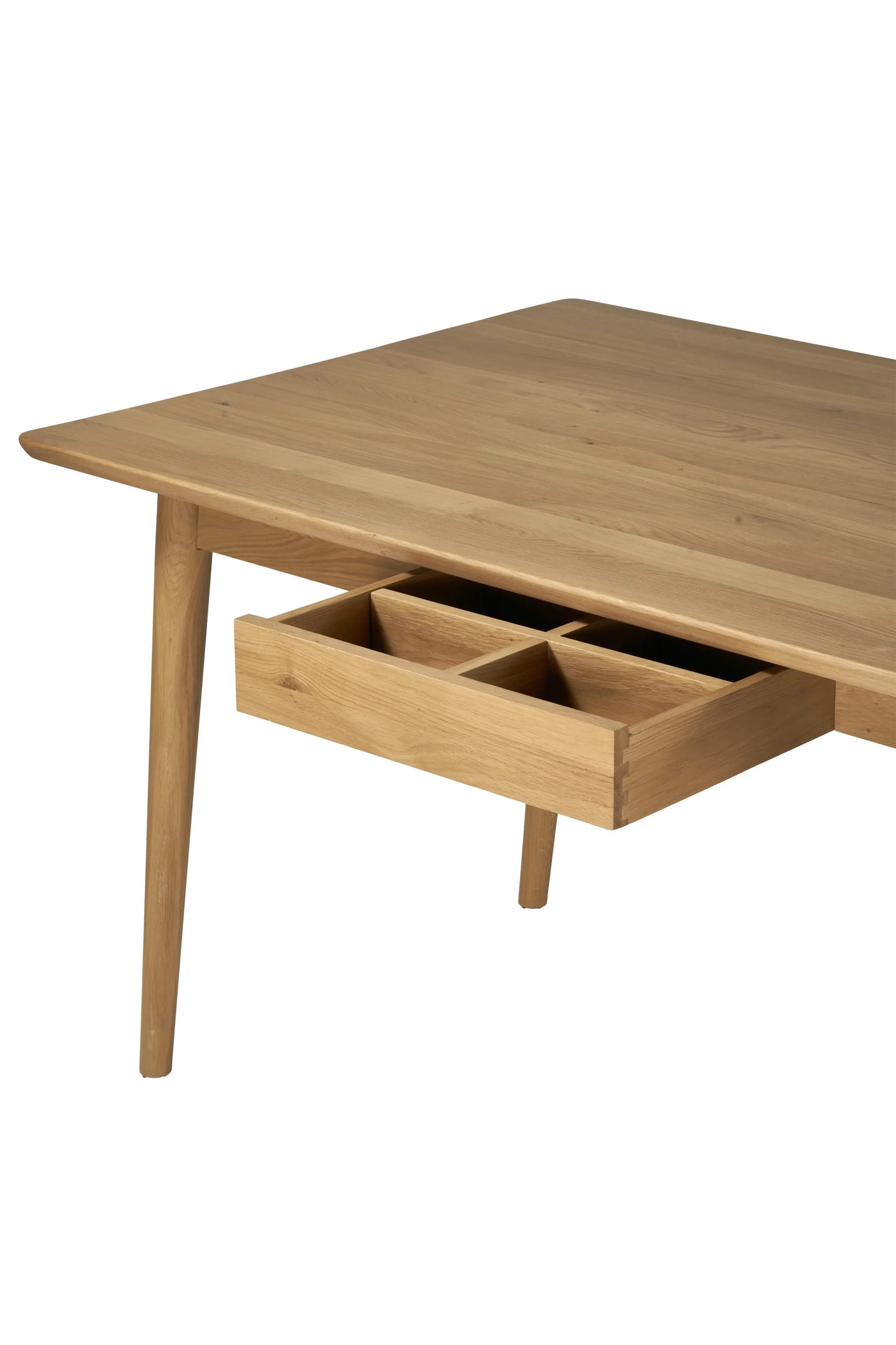 VIOR τραπεζαρία 90x120 cm, Λουστραρισμένη δρυς NJRD