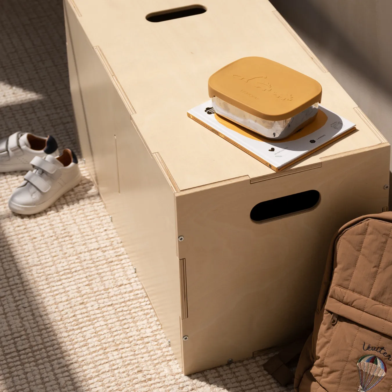 Κουτί αποθήκευσης Cube Long, Σημύδα Nofred