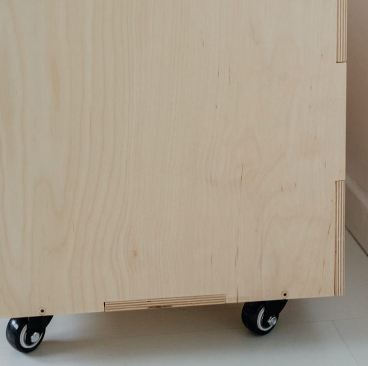 Ρόδες για κουτί αποθήκευσης Cube Storage 4 τεμάχια, Μαύρο Nofred