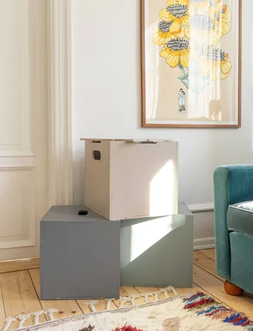 Κουτί αποθήκευσης Cube Storage - Μπεζ - Nofred