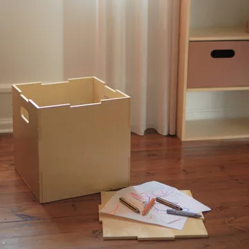 Κουτί αποθήκευσης Cube Storage - Σημύδα - Nofred