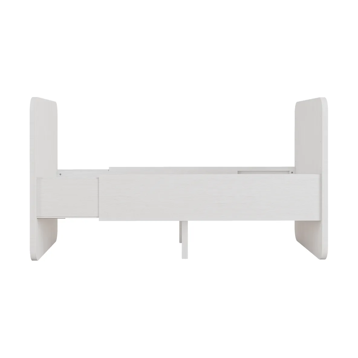 Κρεβάτι μωρού και παιδιού Form 166x77,5x87 cm, Λευκός Nofred