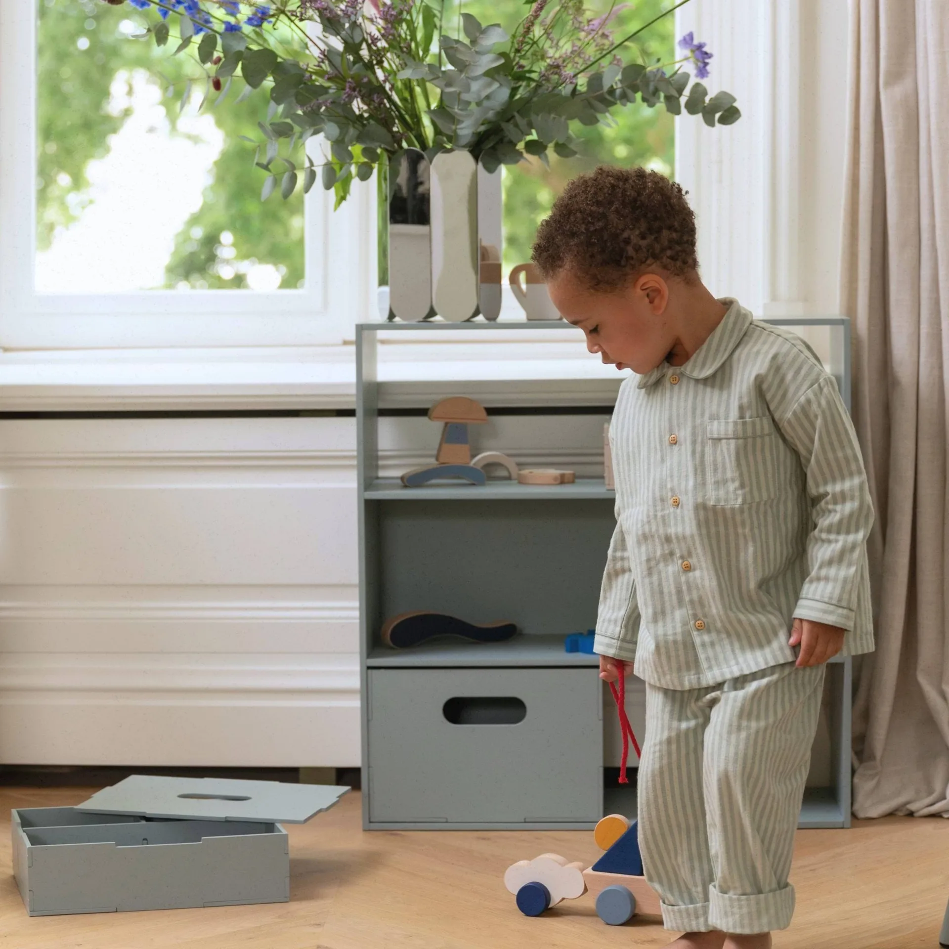 Ράφι παιδικού δωματίου Kiddo Shelving, Πράσινο της ελιάς Nofred