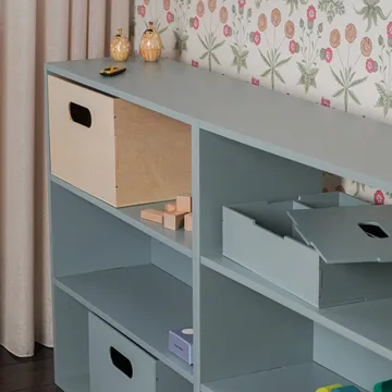 Ράφι παιδικού δωματίου Kiddo Shelving - Πράσινο της ελιάς - Nofred