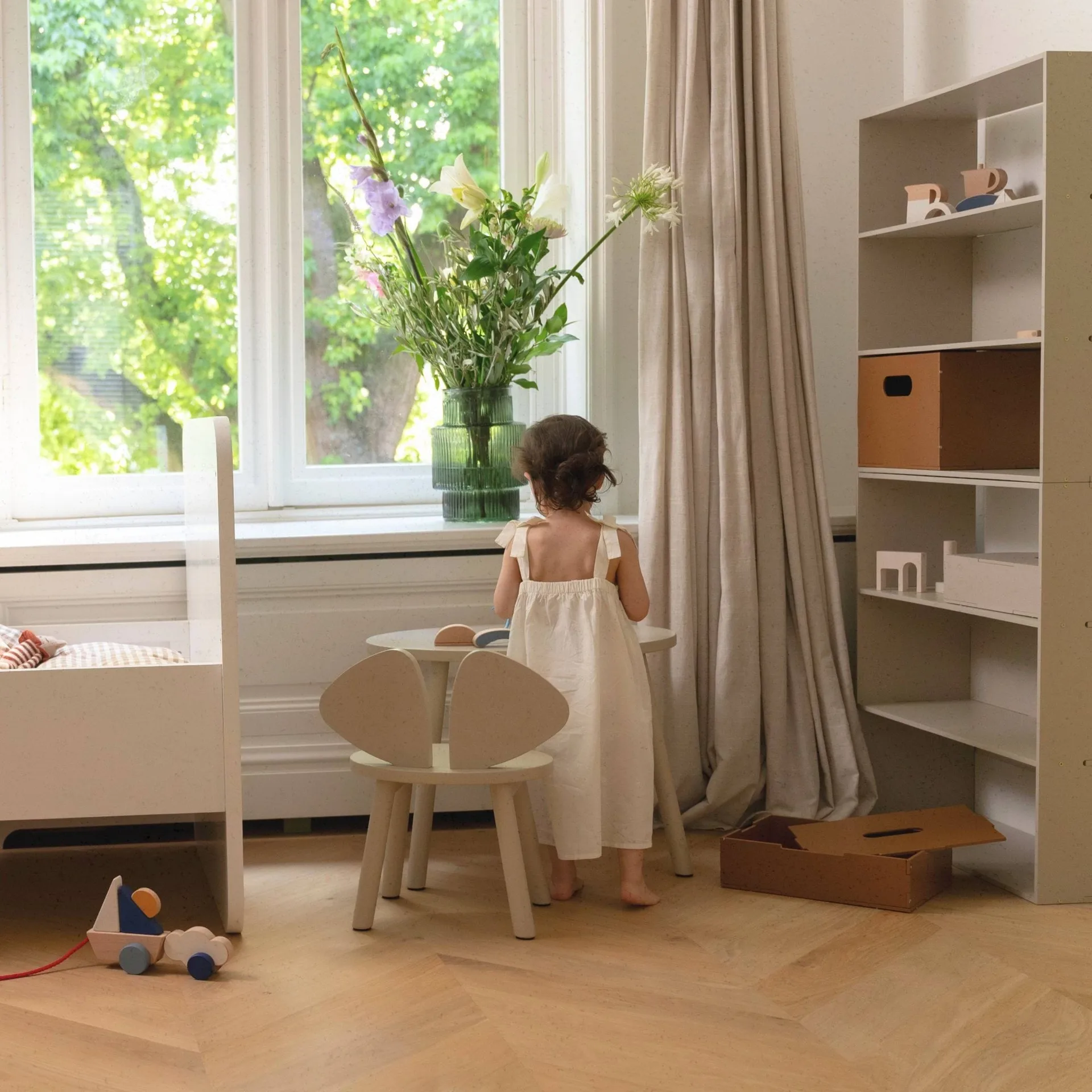 Ράφι παιδικού δωματίου Kiddo Shelving, Μπεζ Nofred