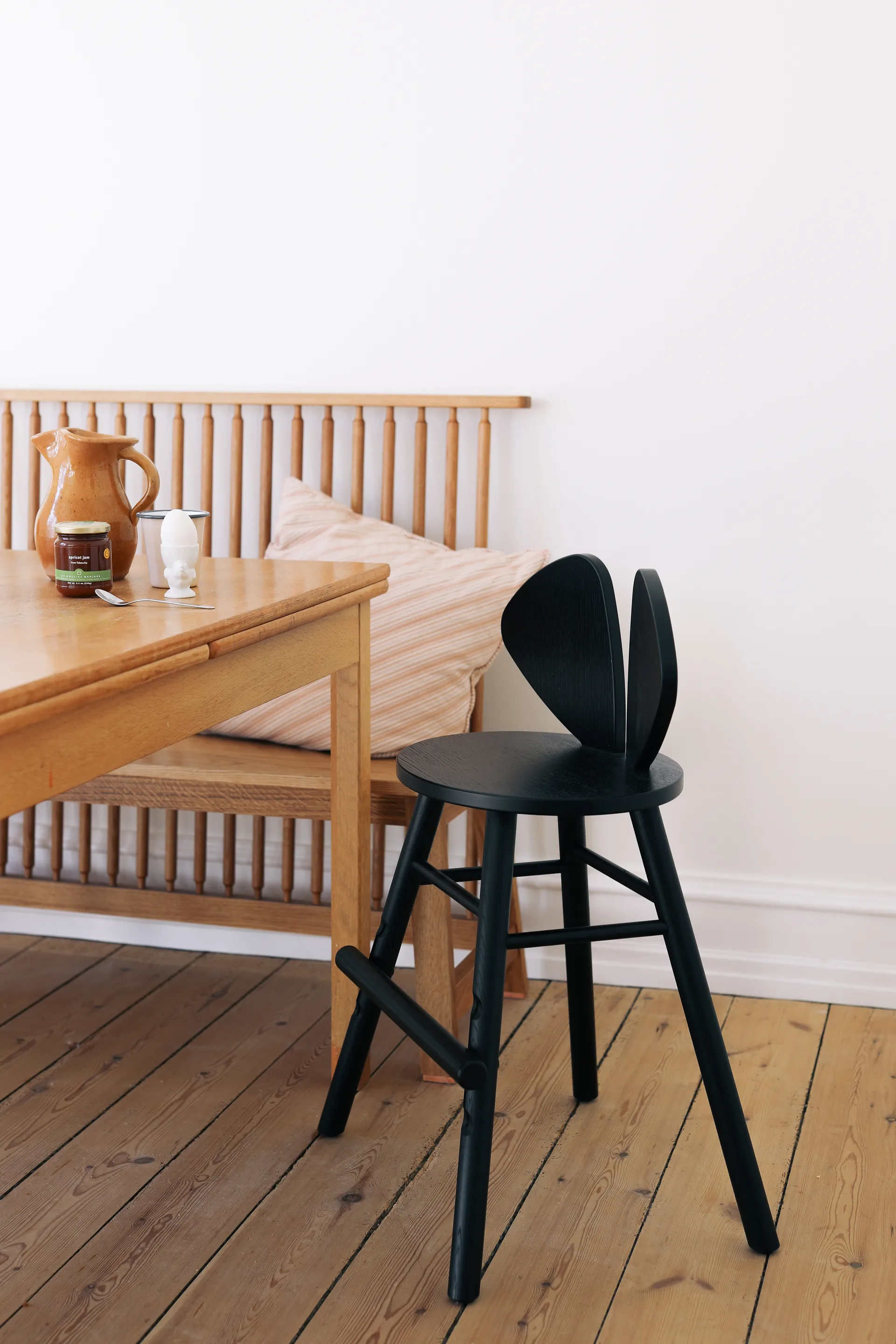 Καρέκλα Mouse Chair Junior, Μαύρο Nofred