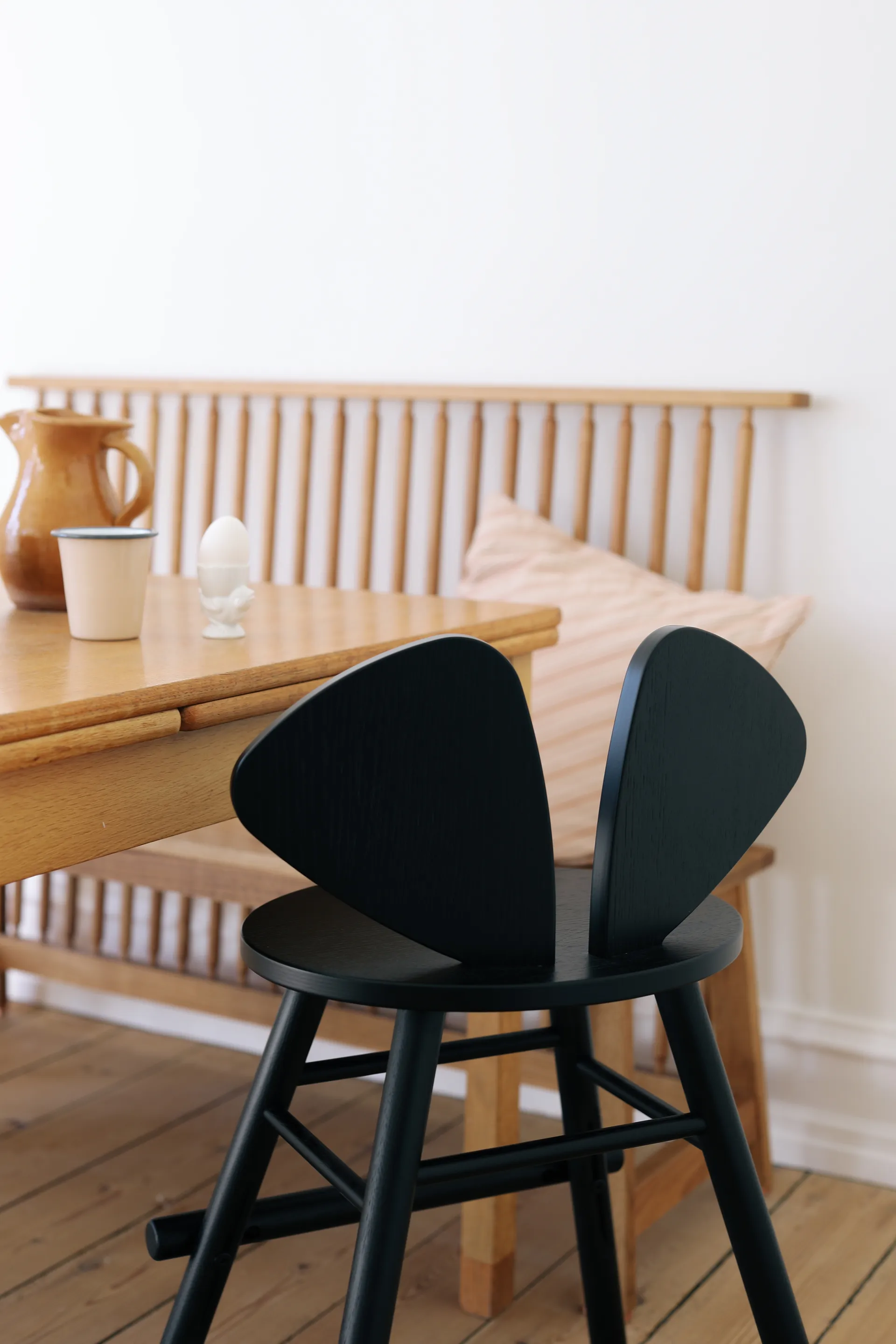 Καρέκλα Mouse Chair Junior, Μαύρο Nofred