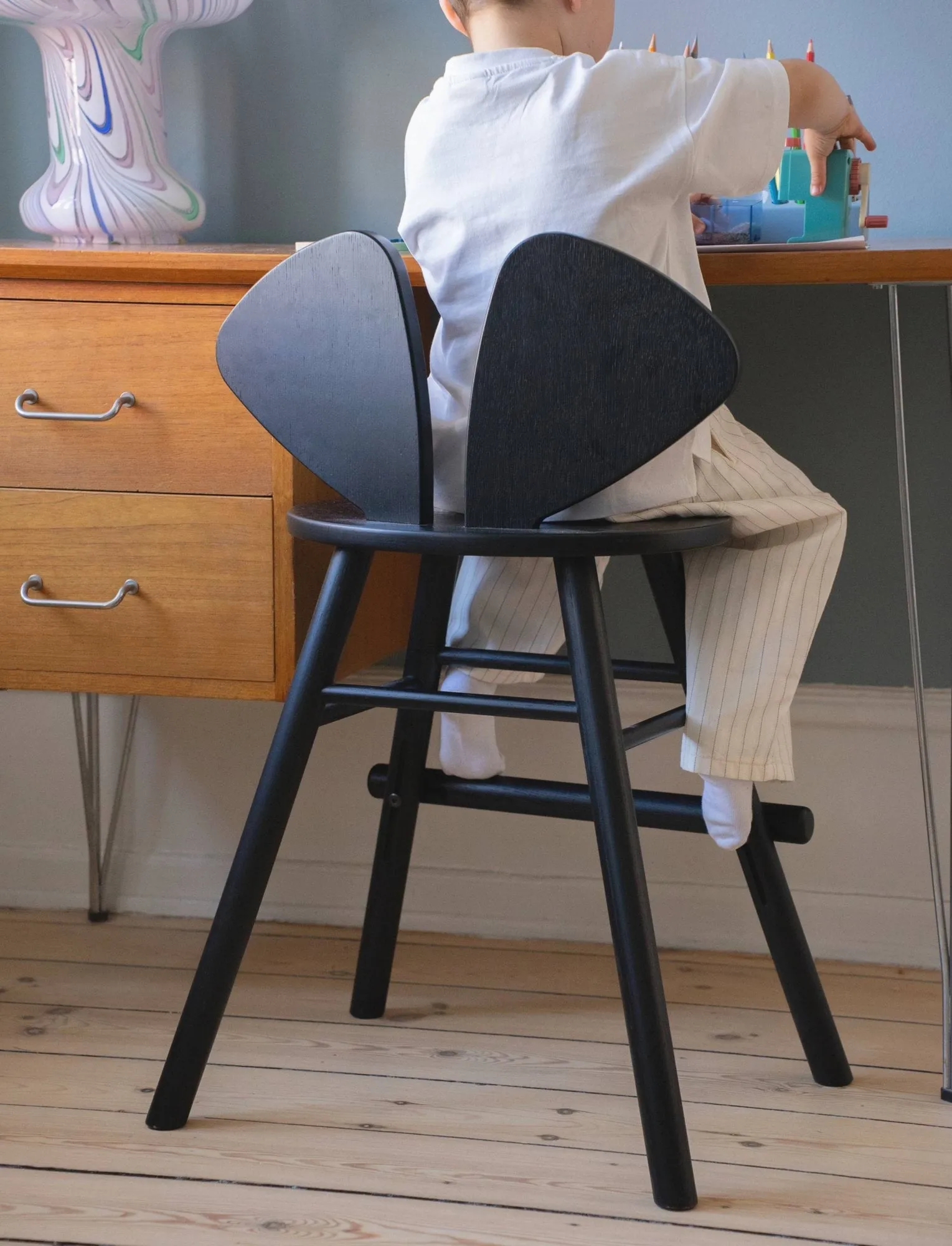 Καρέκλα Mouse Chair Junior, Μαύρο Nofred
