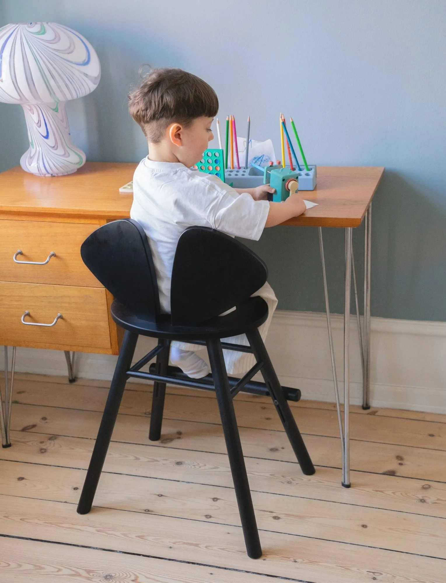 Καρέκλα Mouse Chair Junior, Μαύρο Nofred