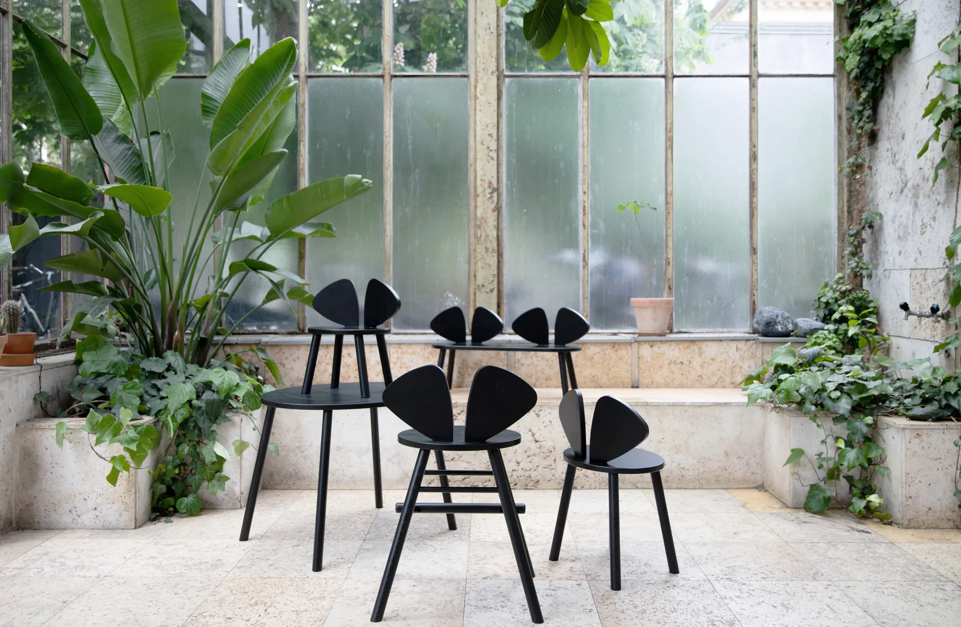 Παιδική καρέκλα Mouse Chair, Μαύρο Nofred