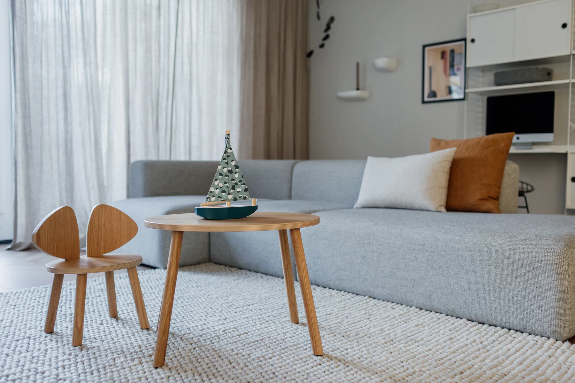 Παιδική καρέκλα Mouse Chair, Βελανιδιά Nofred