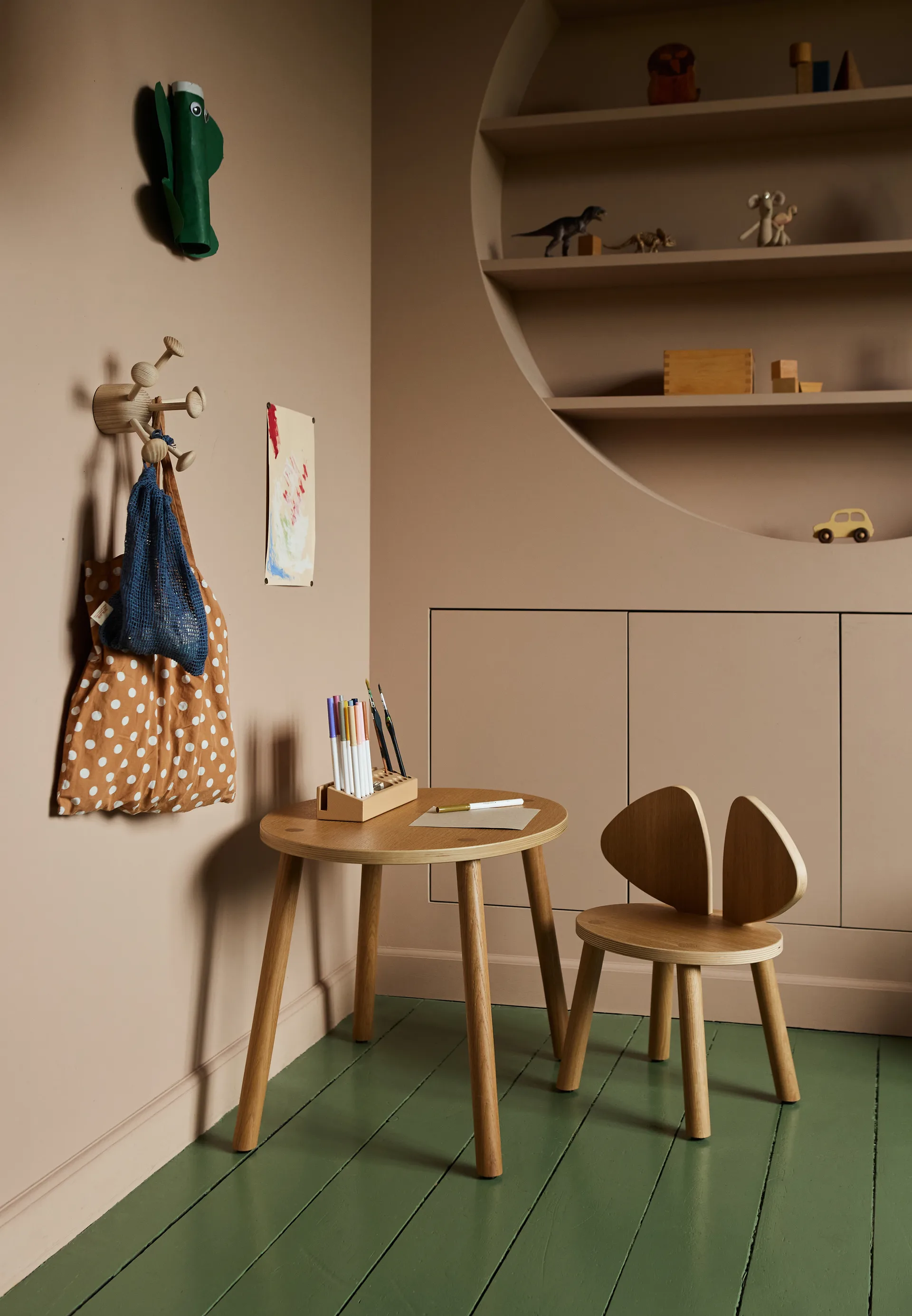 Παιδική καρέκλα Mouse Chair, Βελανιδιά Nofred