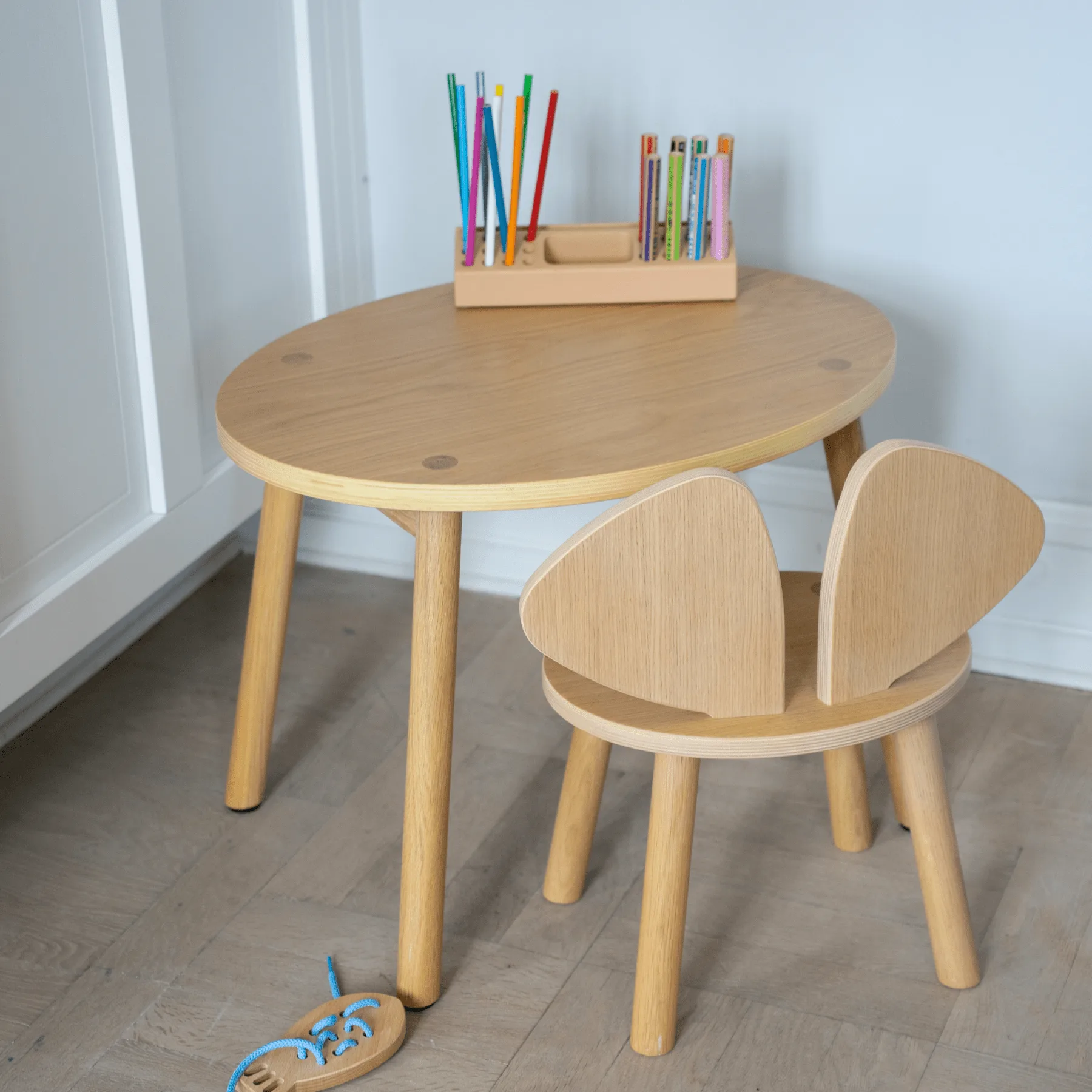 Παιδική καρέκλα Mouse Chair, Βελανιδιά Nofred