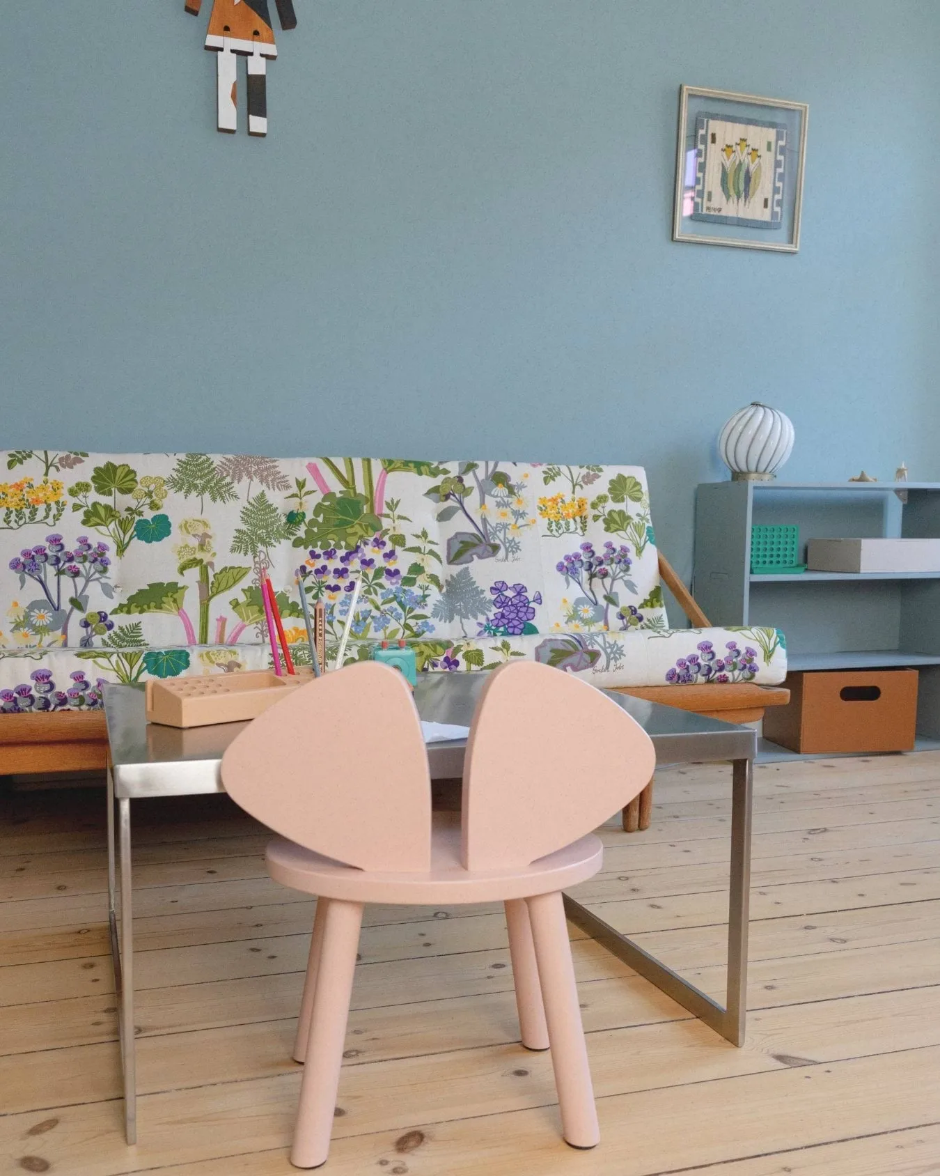 Παιδική καρέκλα Mouse Chair, Ροζ Nofred