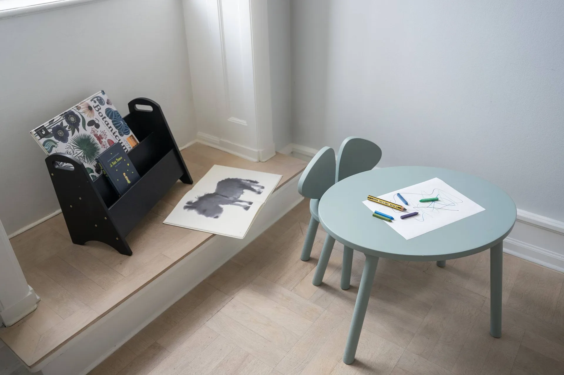 Παιδική καρέκλα Mouse Chair, Λαδί πράσινο Nofred
