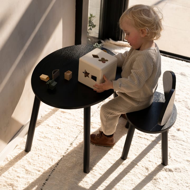 Παιδικό τραπέζι Mouse Table, Μαύρο Nofred
