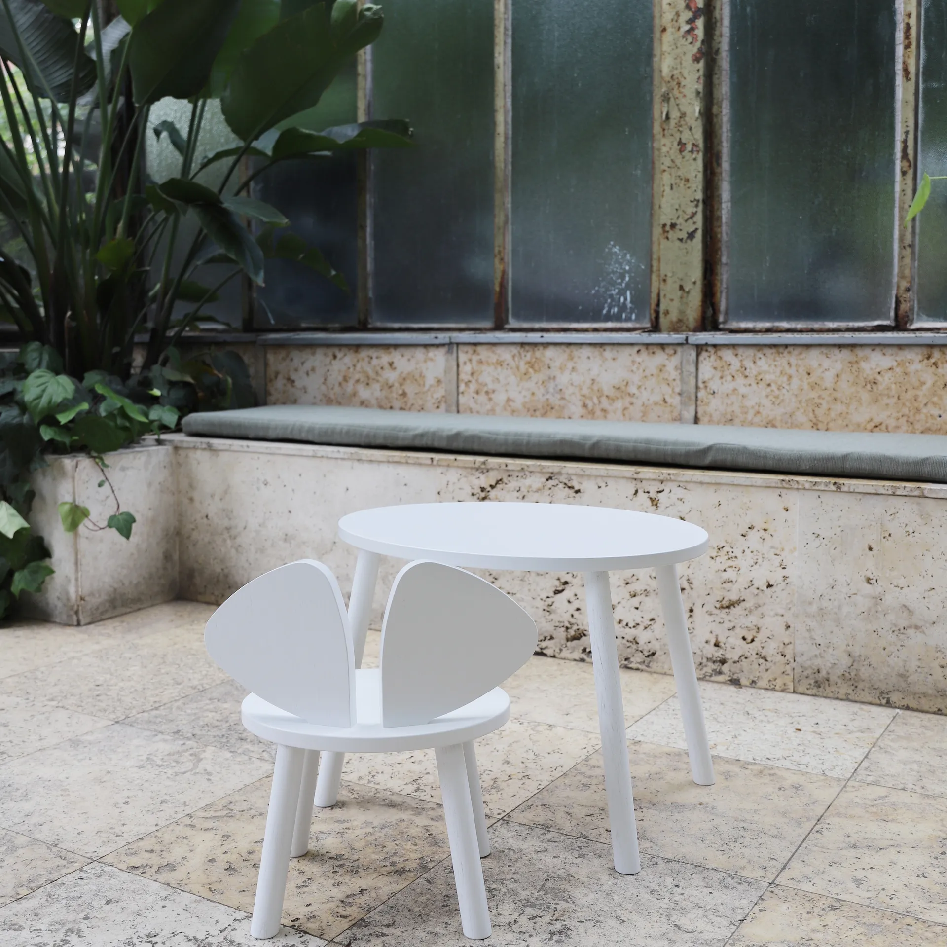 Παιδικό τραπέζι Mouse Table, Λευκός Nofred