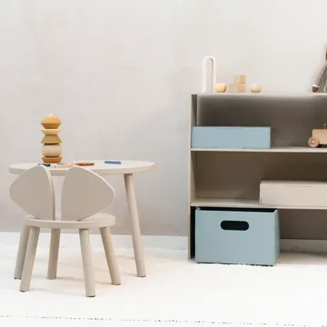 Σετ παιδικών επίπλων Mouse (καρέκλα + τραπέζι) - Μπεζ - Nofred