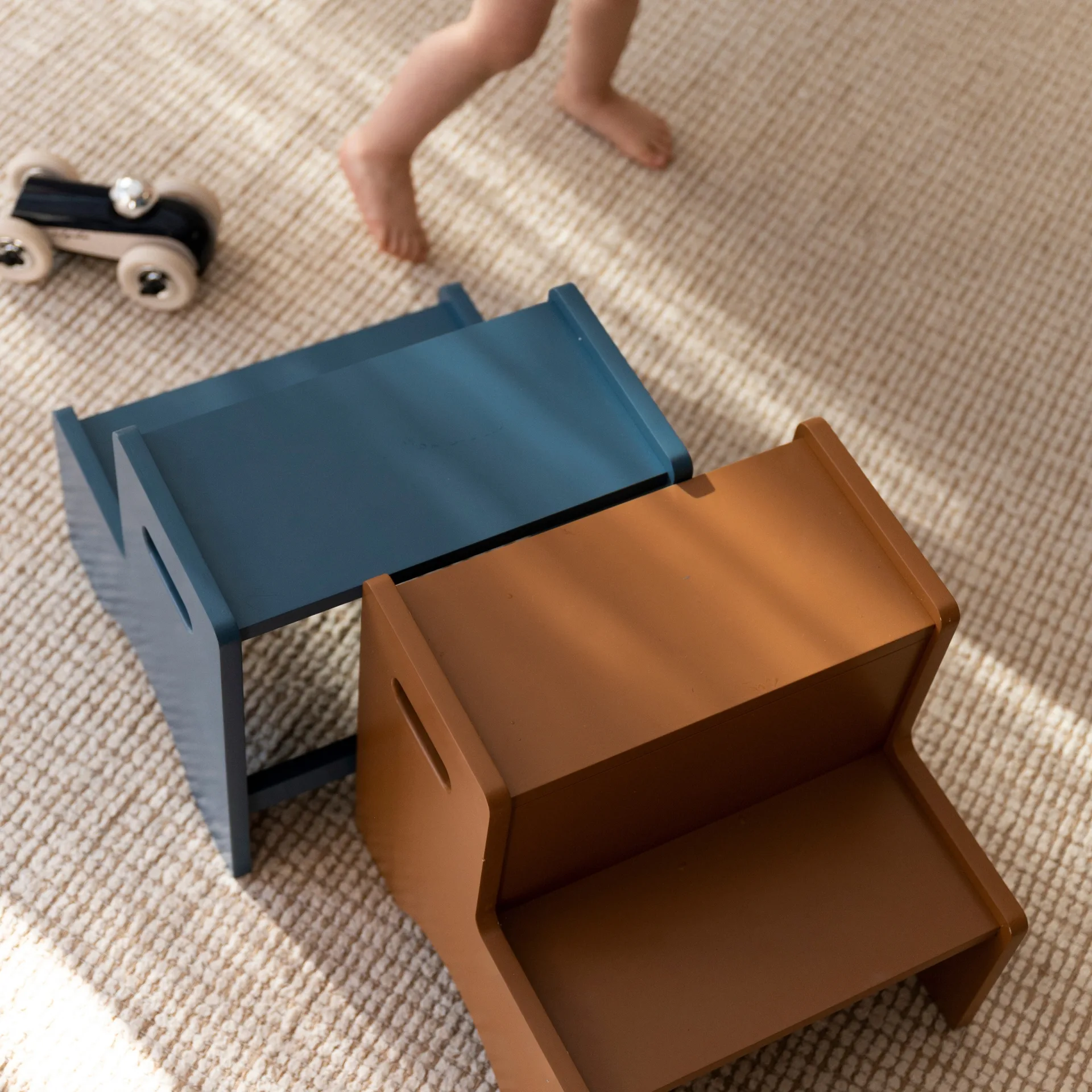 Παιδικό σκαμπό Step Up, Μπλε Nofred