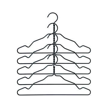 Alu κρεμάστρα 5 τεμάχια - μαύρο - Nomess Copenhagen