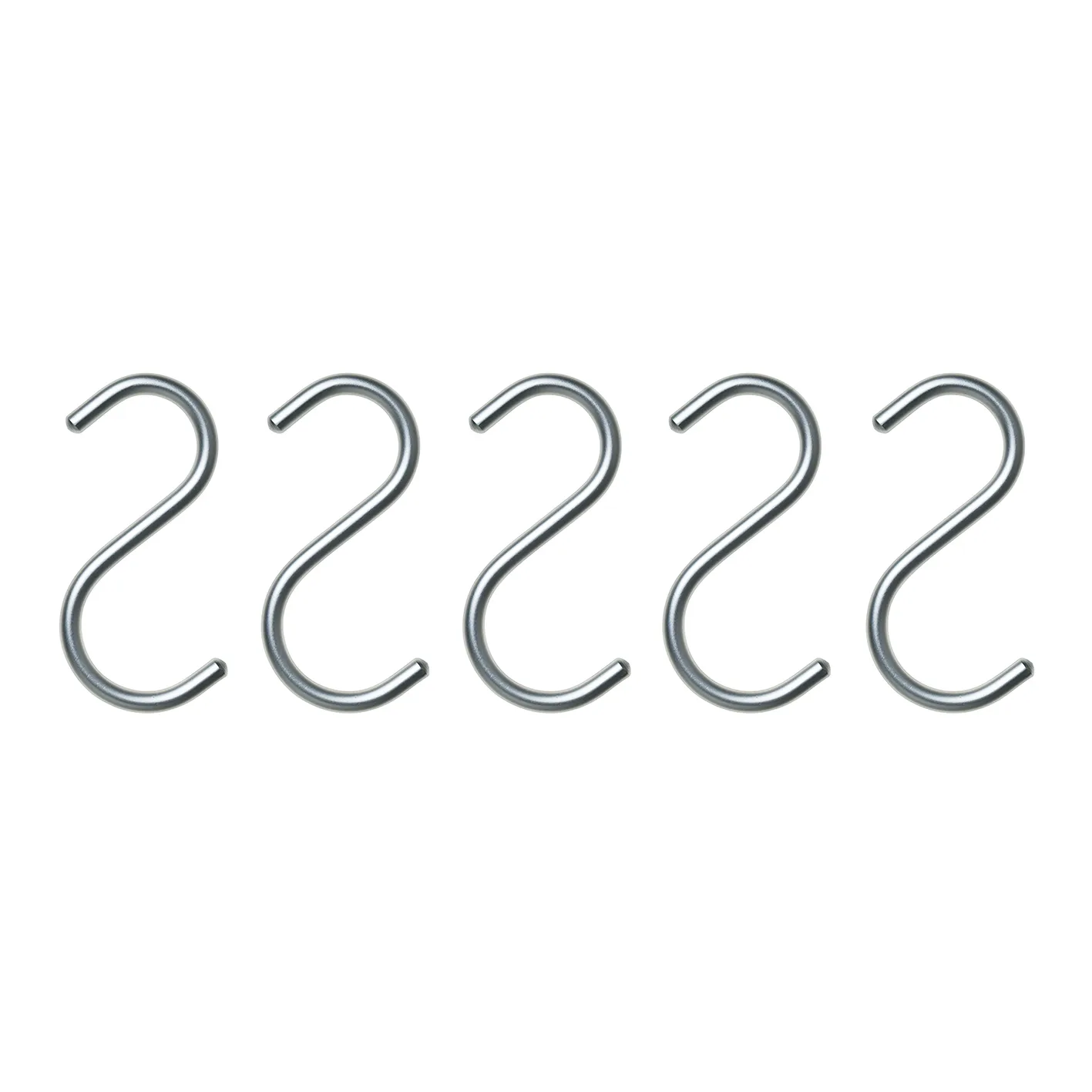 Άγκιστρο-S συσκευασία 5 τεμαχίων, ασημί Nomess Copenhagen