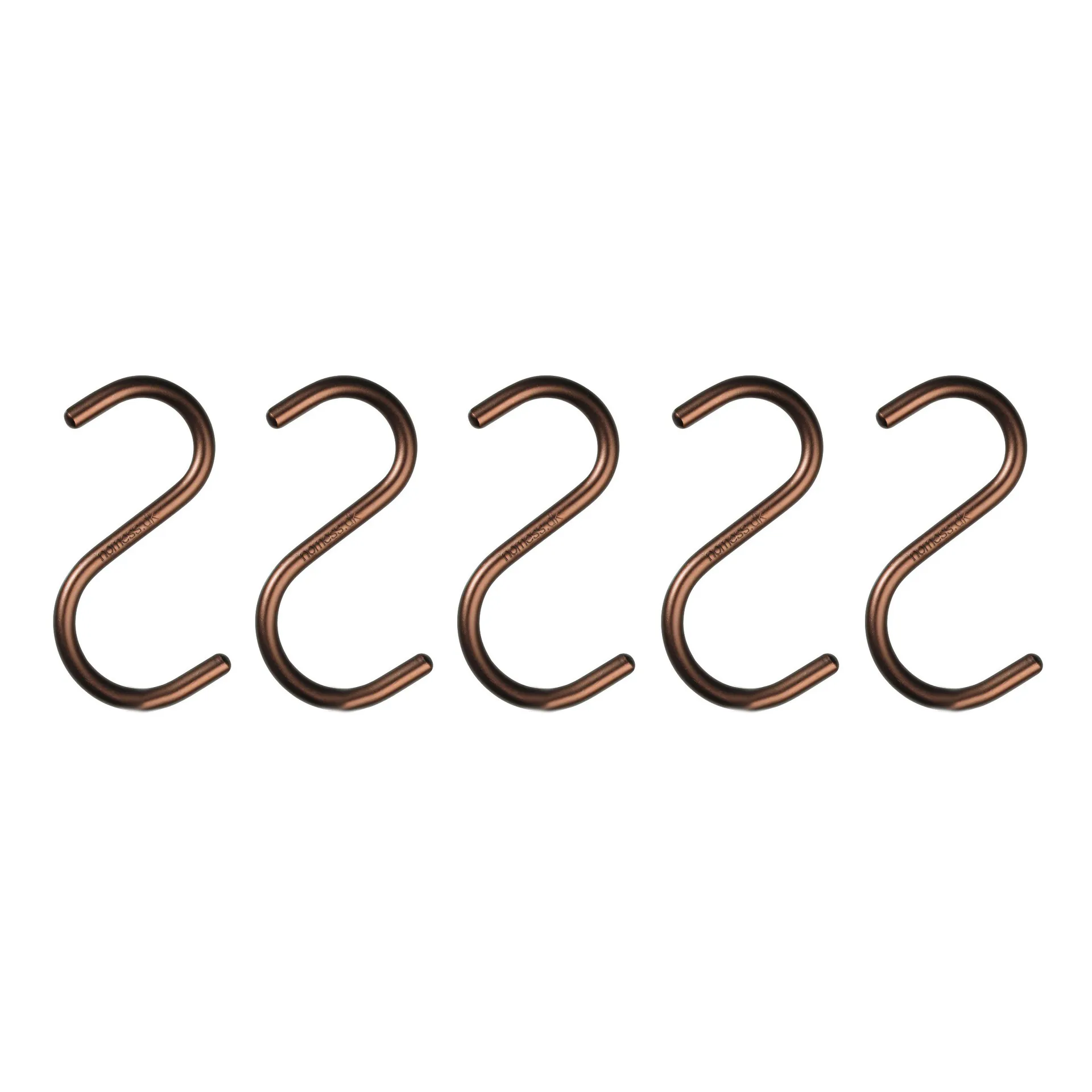 Άγκιστρο-S συσκευασία 5 τεμαχίων, μπρούτζος Nomess Copenhagen