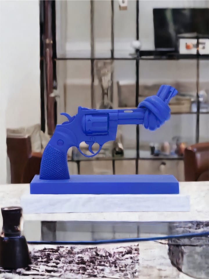 Cobalt blue 19 cm, Μπλε Non Violence