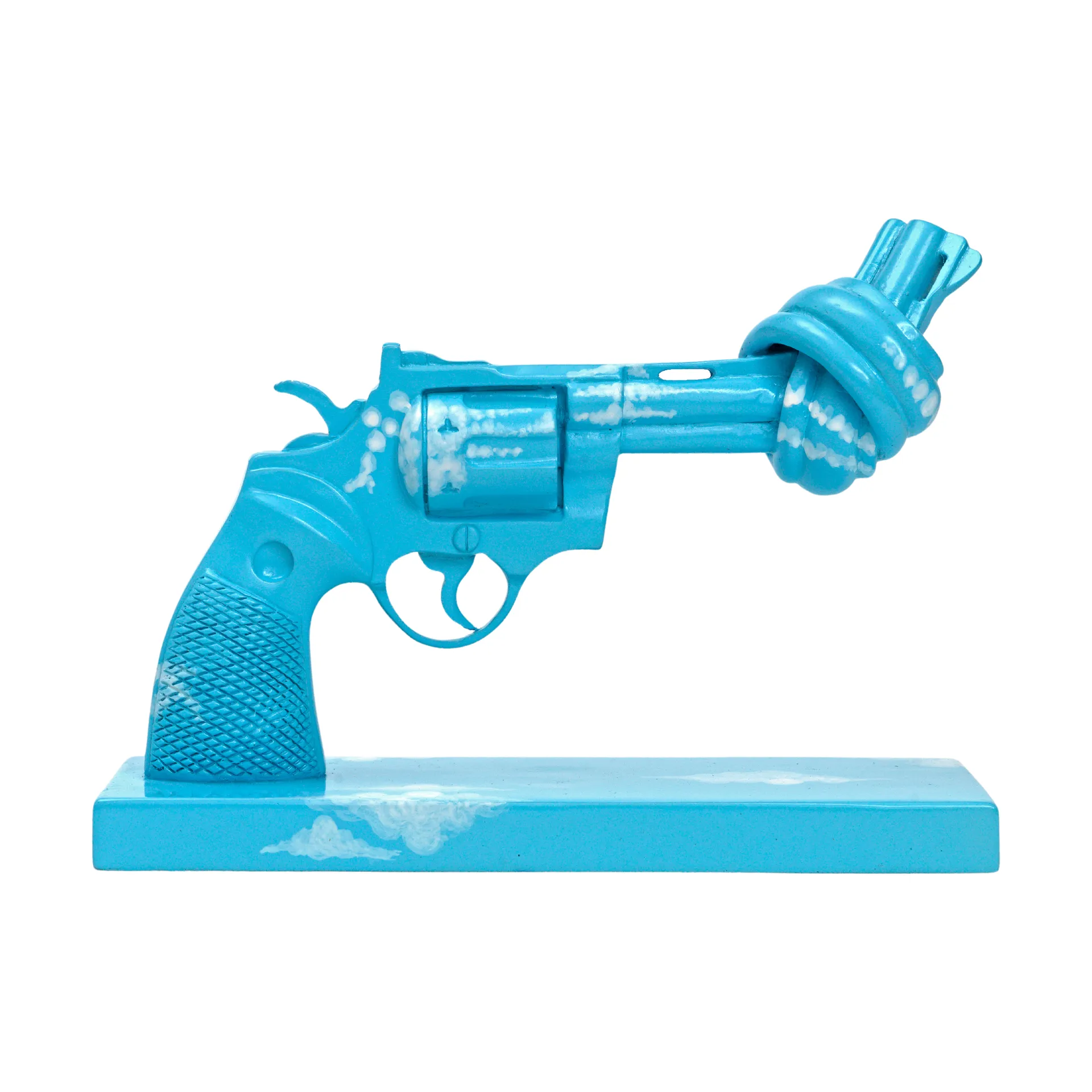 Διακοσμητικό Imagine 30 cm, Μπλε-λευκό Non Violence