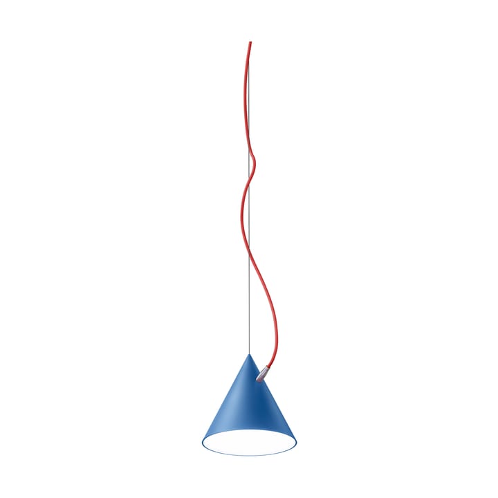 Κρεμαστό φωτιστικό Castor 20 cm - Καθαρό μπλε-κόκκινο-ασημί - Noon