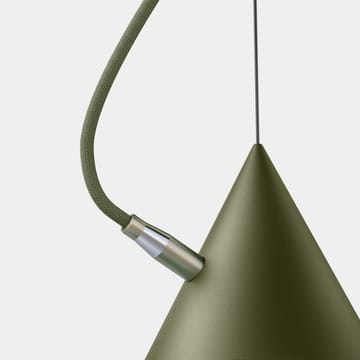 Κρεμαστό φωτιστικό Castor 40 cm - Στρατιωτικό πράσινο-πράσινο-ορείχαλκος - Noon