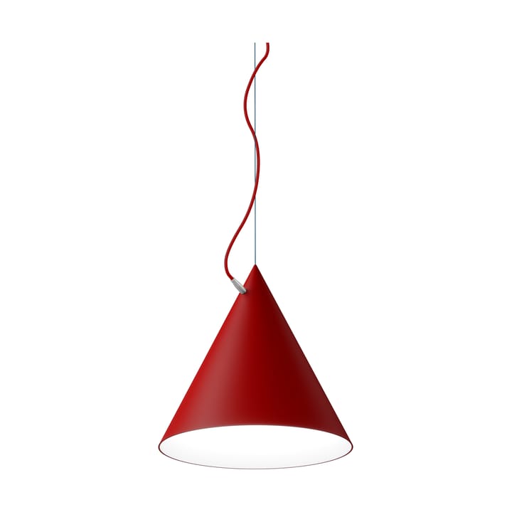 Κρεμαστό φωτιστικό Castor 40 cm - Κόκκινο-κόκκινο-ασημί - Noon