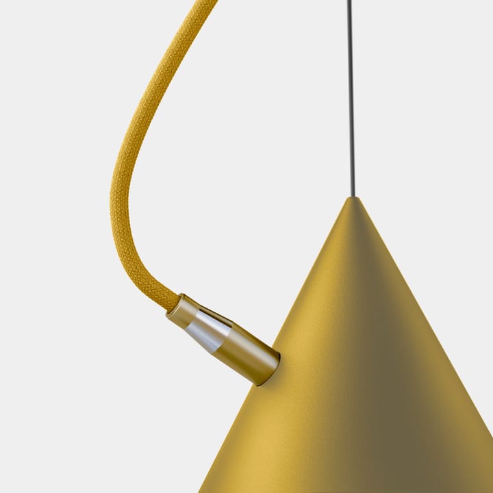 Κρεμαστό φωτιστικό Castor 40 cm - Χρυσοκίτρινο-θειοκίτρινο-ορείχαλκος - Noon