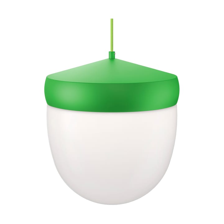 Κρεμαστό φωτιστικό Pan frosted 30 cm - Ανοιχτό πράσινο-ανοιχτό πράσινο - Noon