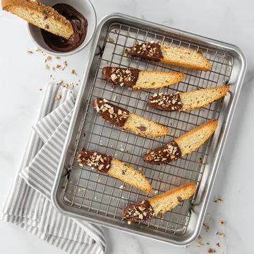 Naturals quarter sheet ταψί φούρνου με σχάρα - Ασήμι - Nordic Ware