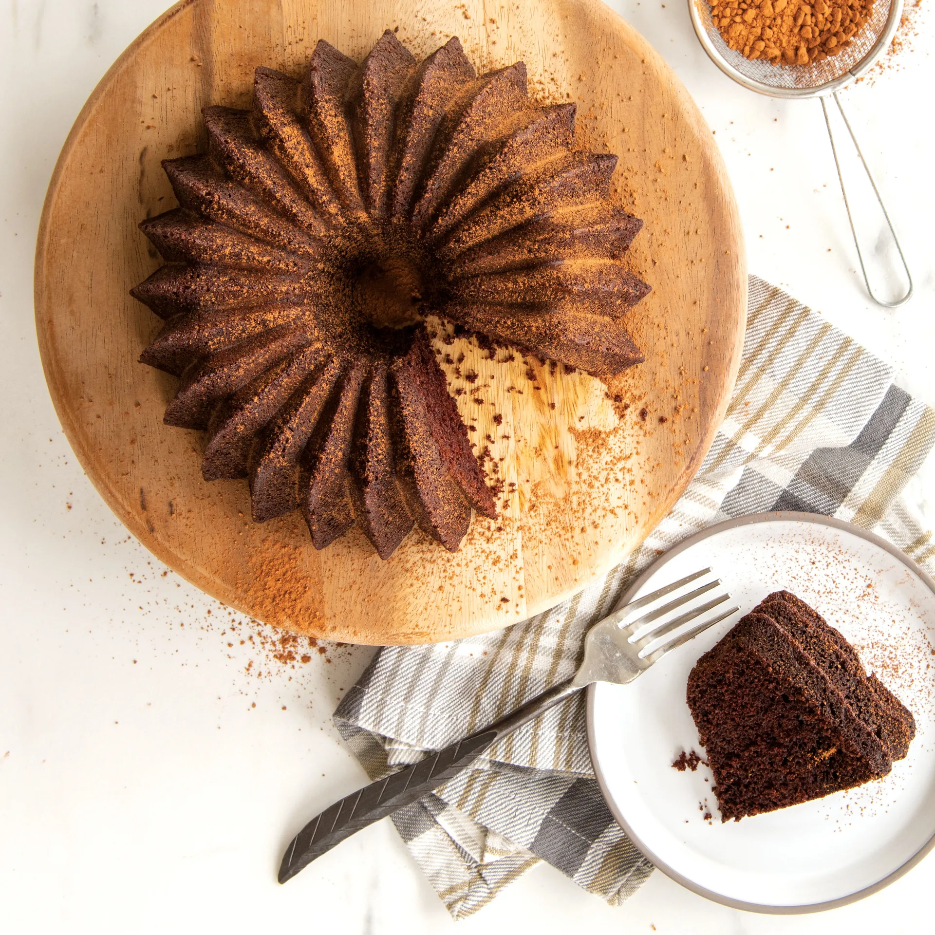 Nordic Ware 5 cup brilliance bundt φόρμα ψησίματος, 1,2 L Nordic Ware