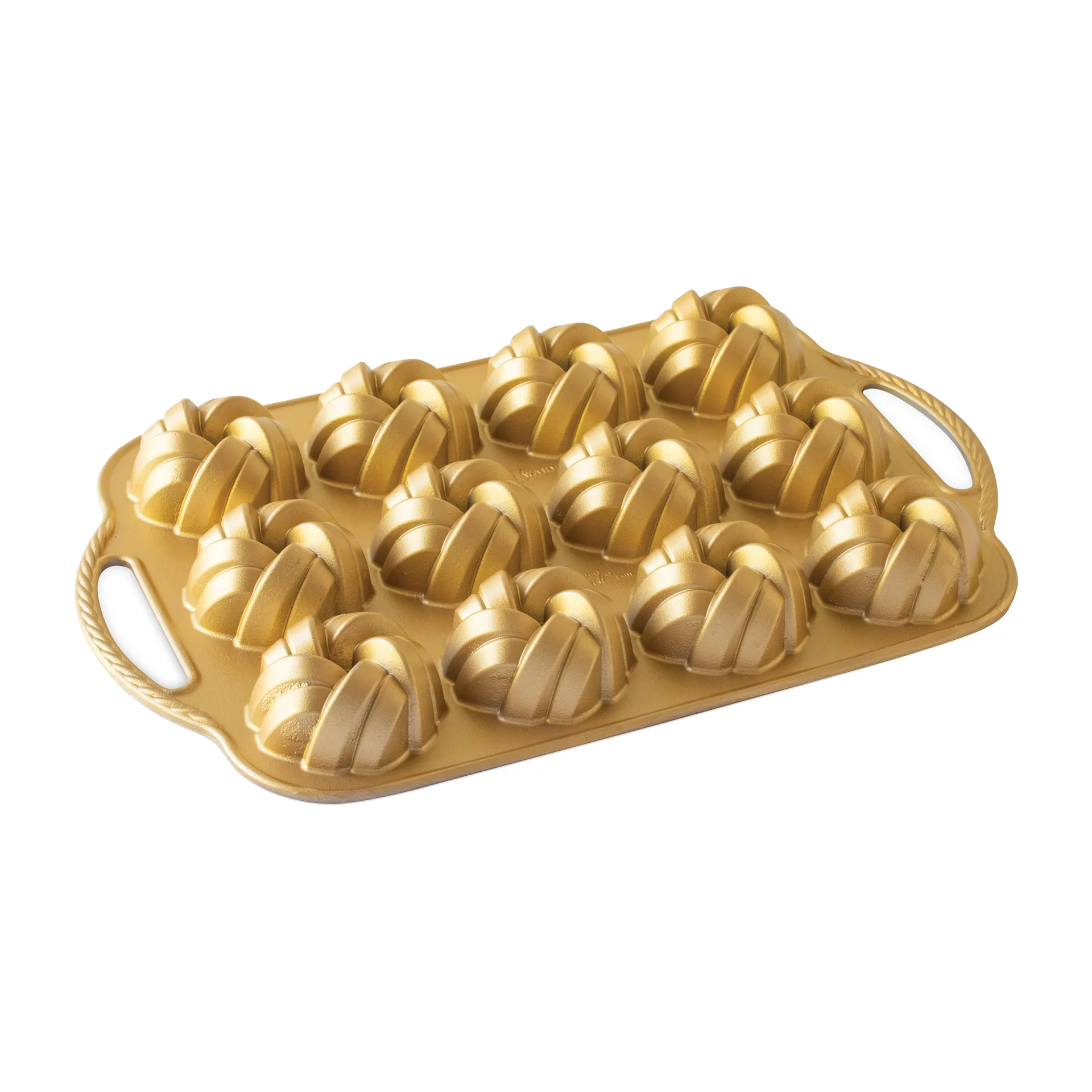 Nordic Ware 75th anniversary braided bundt φόρμα ψησίματος, 0,75 l μίνι Nordic Ware