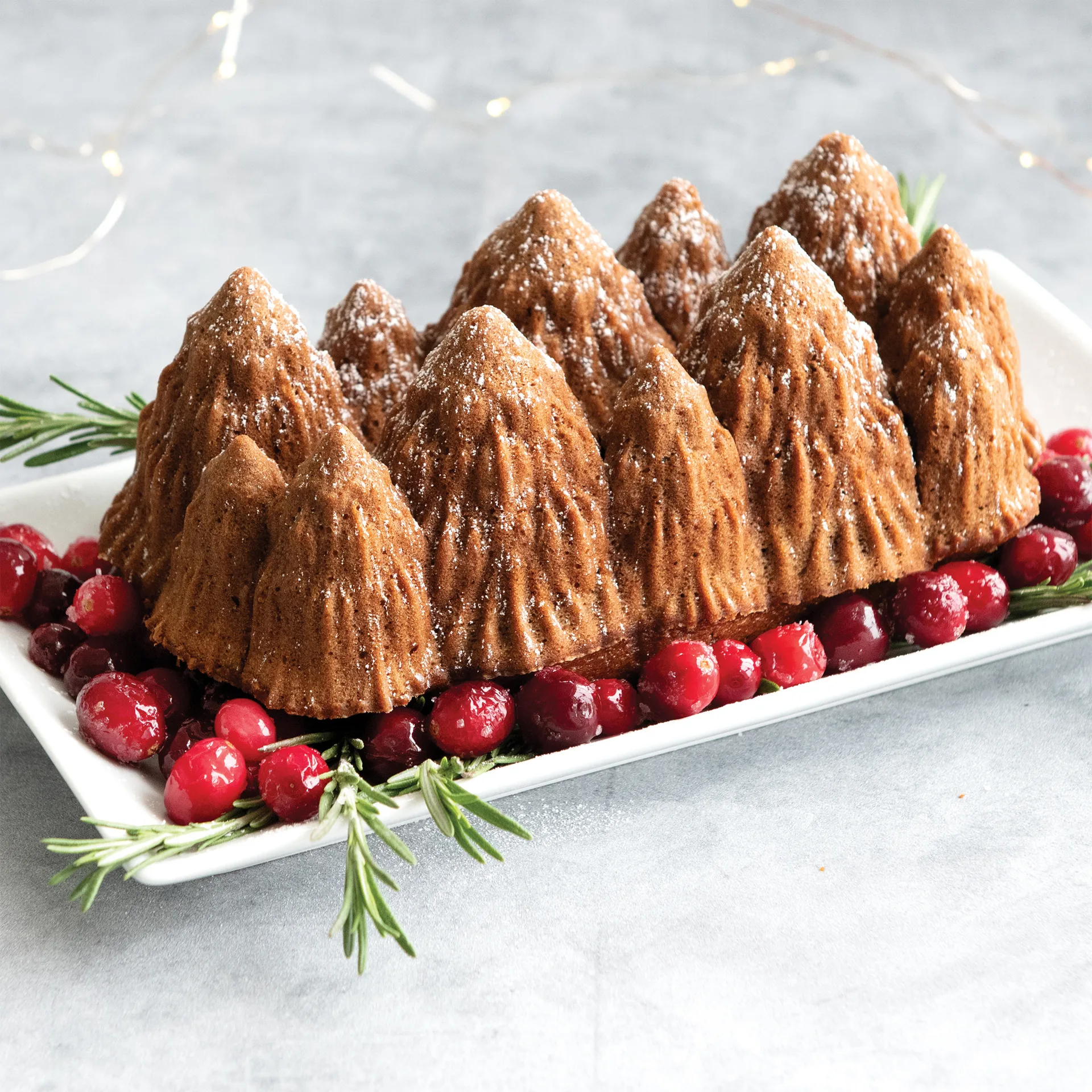 Nordic Ware Alpine forest φόρμα ψησίματος, Ασήμι Nordic Ware