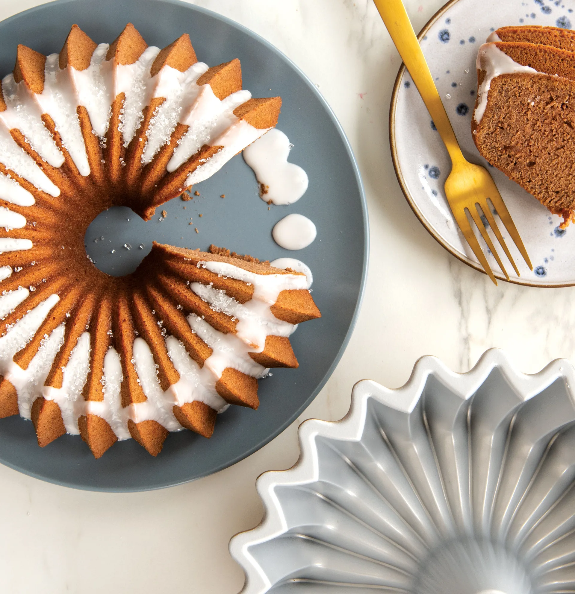 Nordic Ware brilliance bundt φόρμα ψησίματος, 2,4 L Nordic Ware
