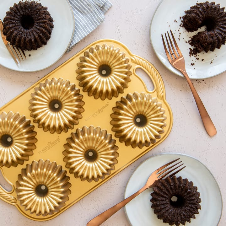 Nordic Ware brilliance bundtlette φόρμα ψησίματος, 1,2 L Nordic Ware