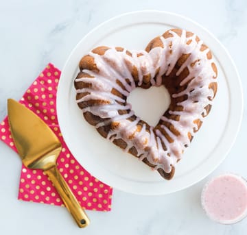 Nordic Ware elegant heart bundt φόρμα ψησίματος - 2,4 L - Nordic Ware