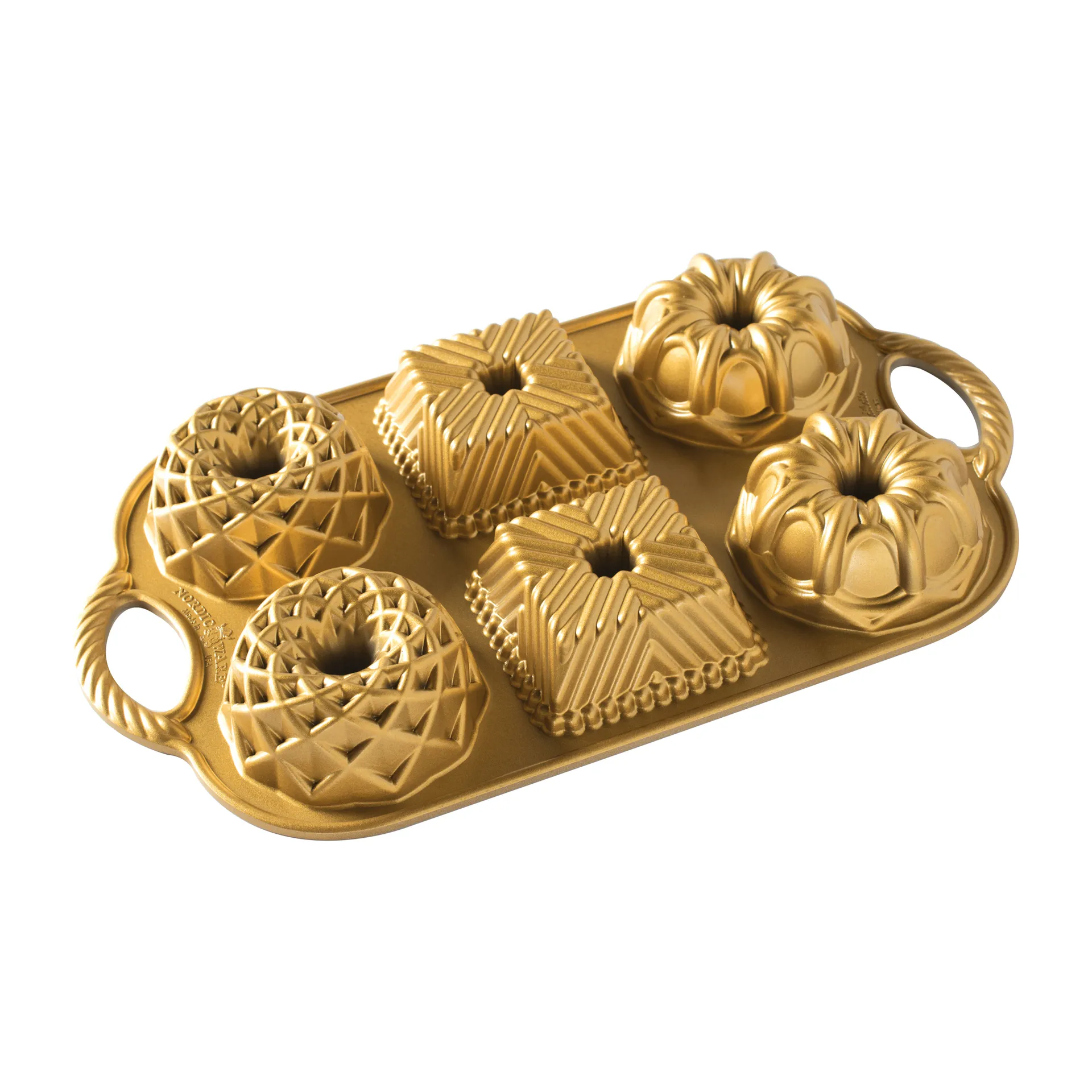 Nordic Ware geo bundtlette φόρμα ψησίματος, 0,8 L Nordic Ware