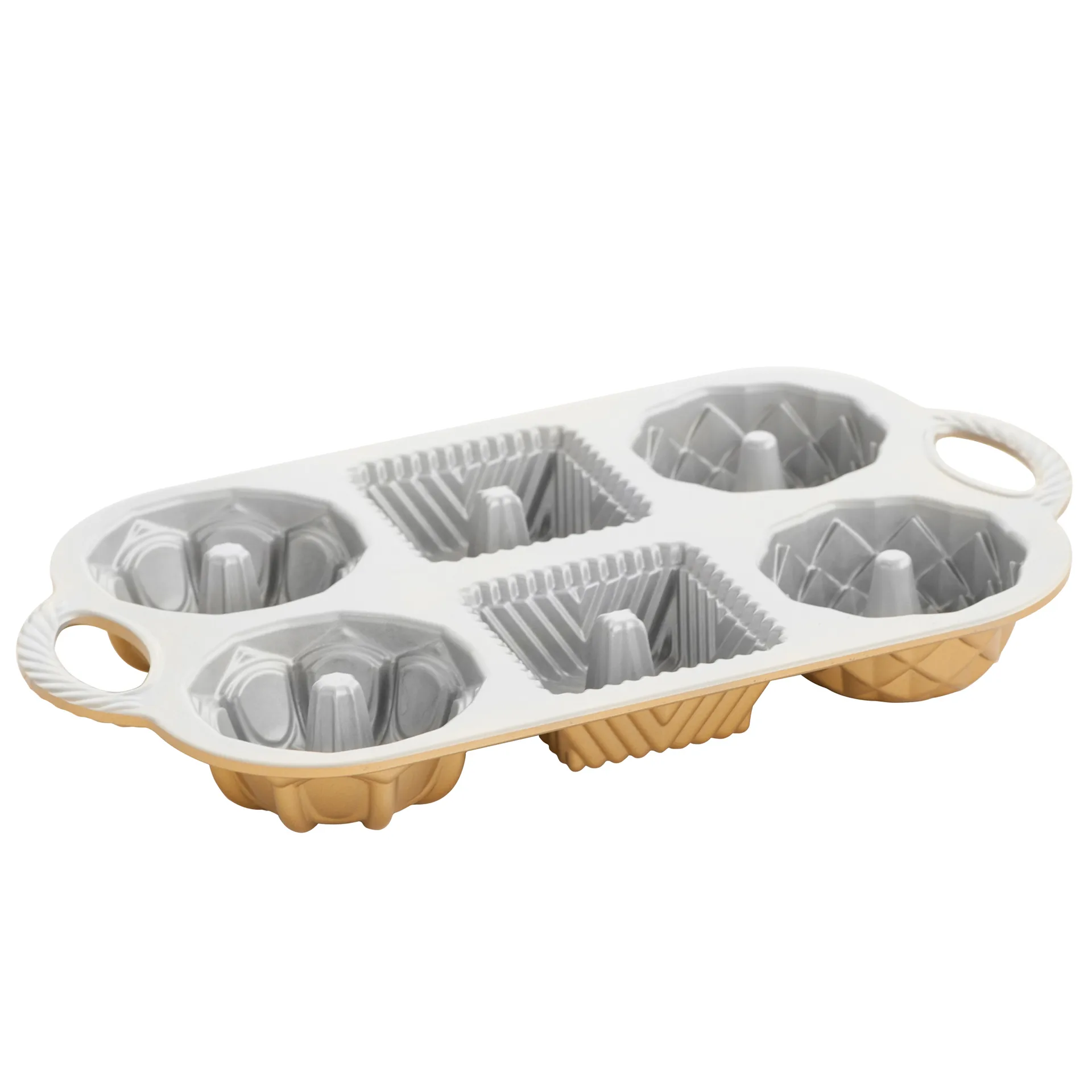 Nordic Ware geo bundtlette φόρμα ψησίματος, 0,8 L Nordic Ware