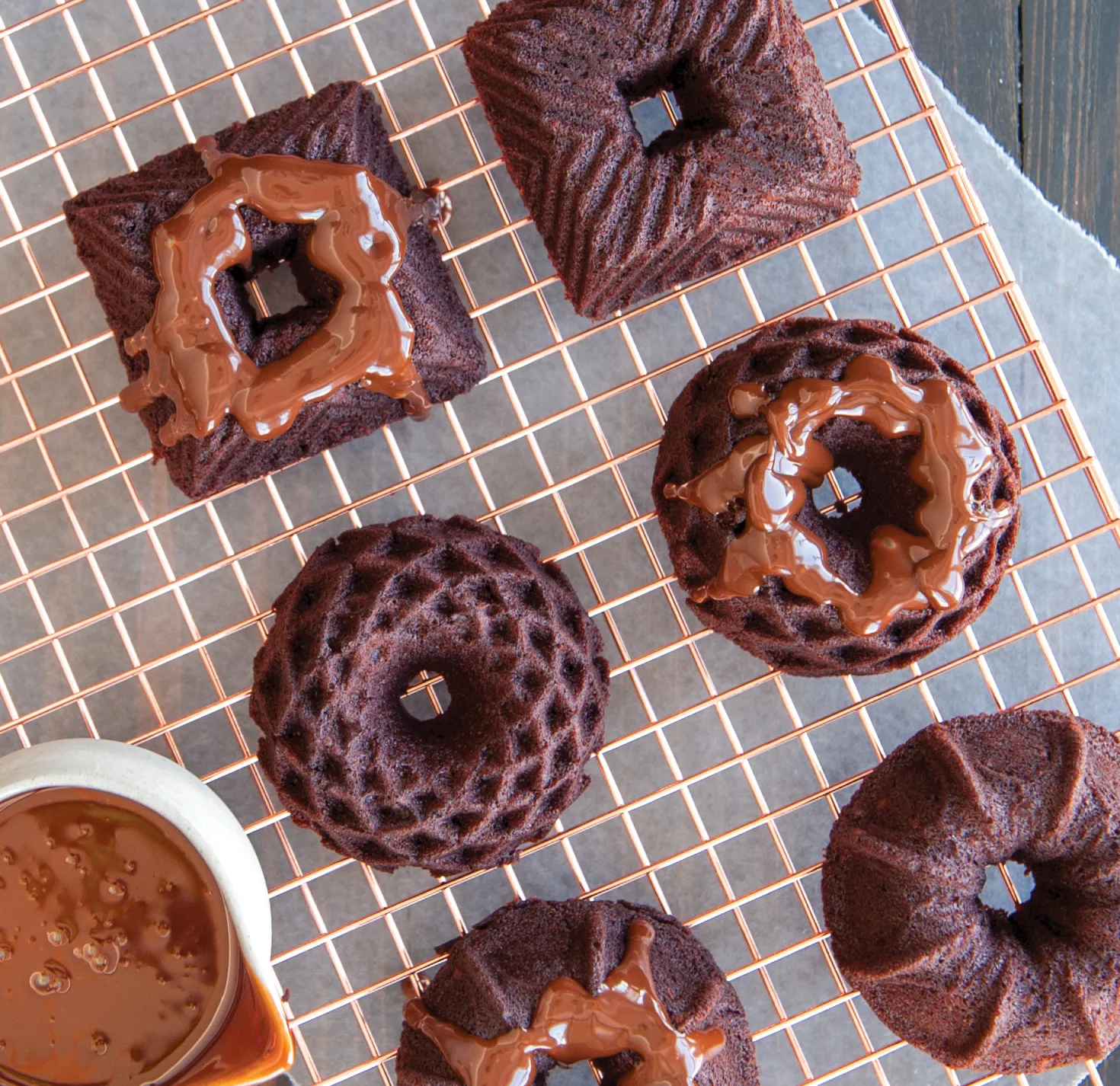 Nordic Ware geo bundtlette φόρμα ψησίματος, 0,8 L Nordic Ware