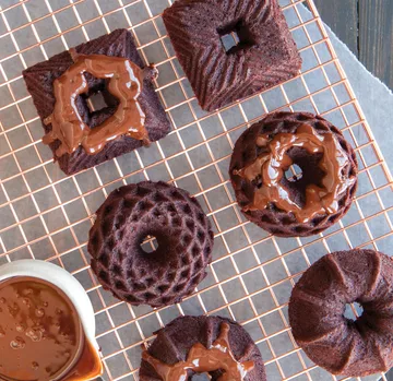 Nordic Ware geo bundtlette φόρμα ψησίματος - 0,8 L - Nordic Ware