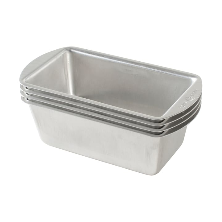 Nordic Ware Naturals Mini Loaf bread tin συσκευασία 4 τεμαχίων - Αλουμίνιο - Nordic Ware