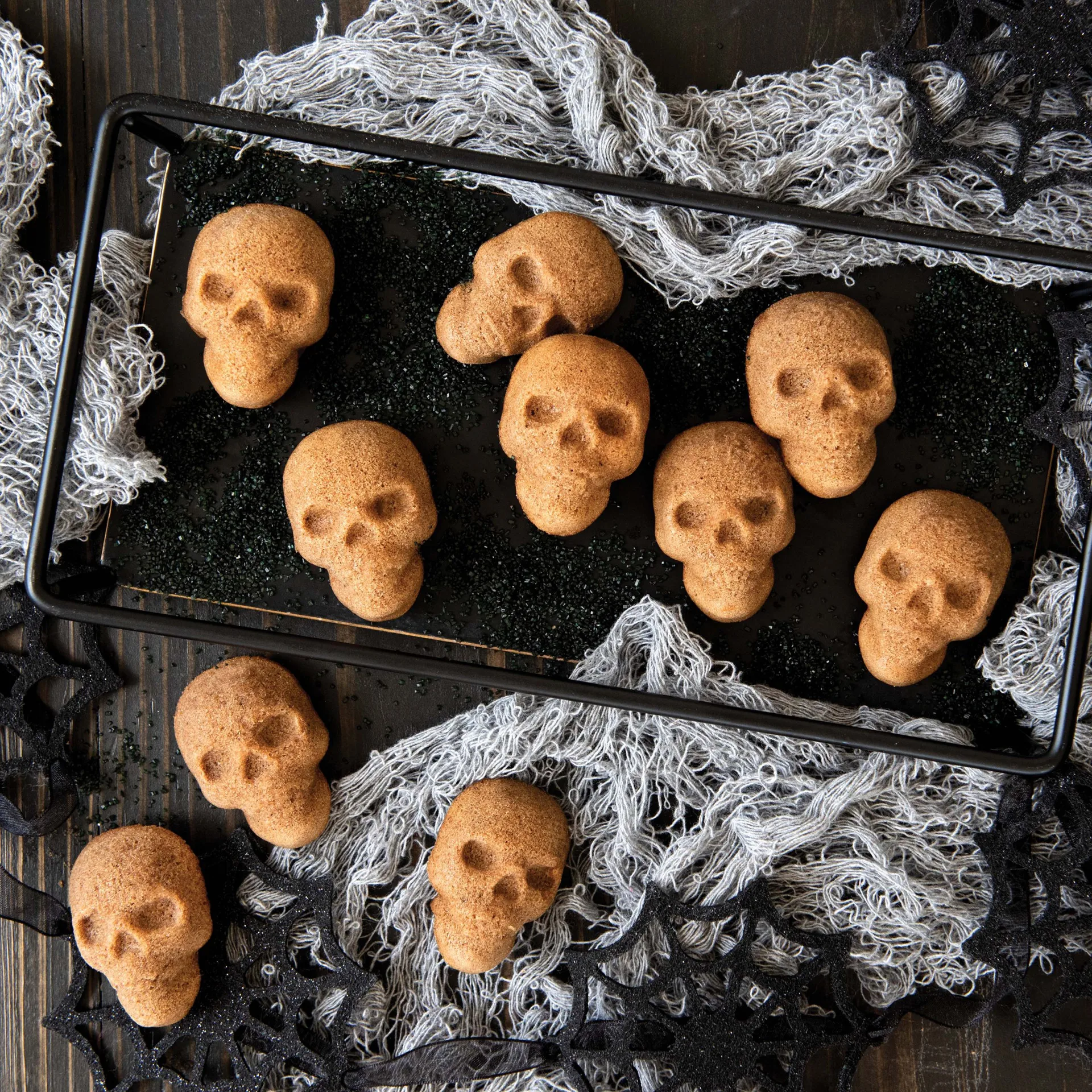 Nordic Ware Skull Bites baking tin, Μπρούτζος Nordic Ware