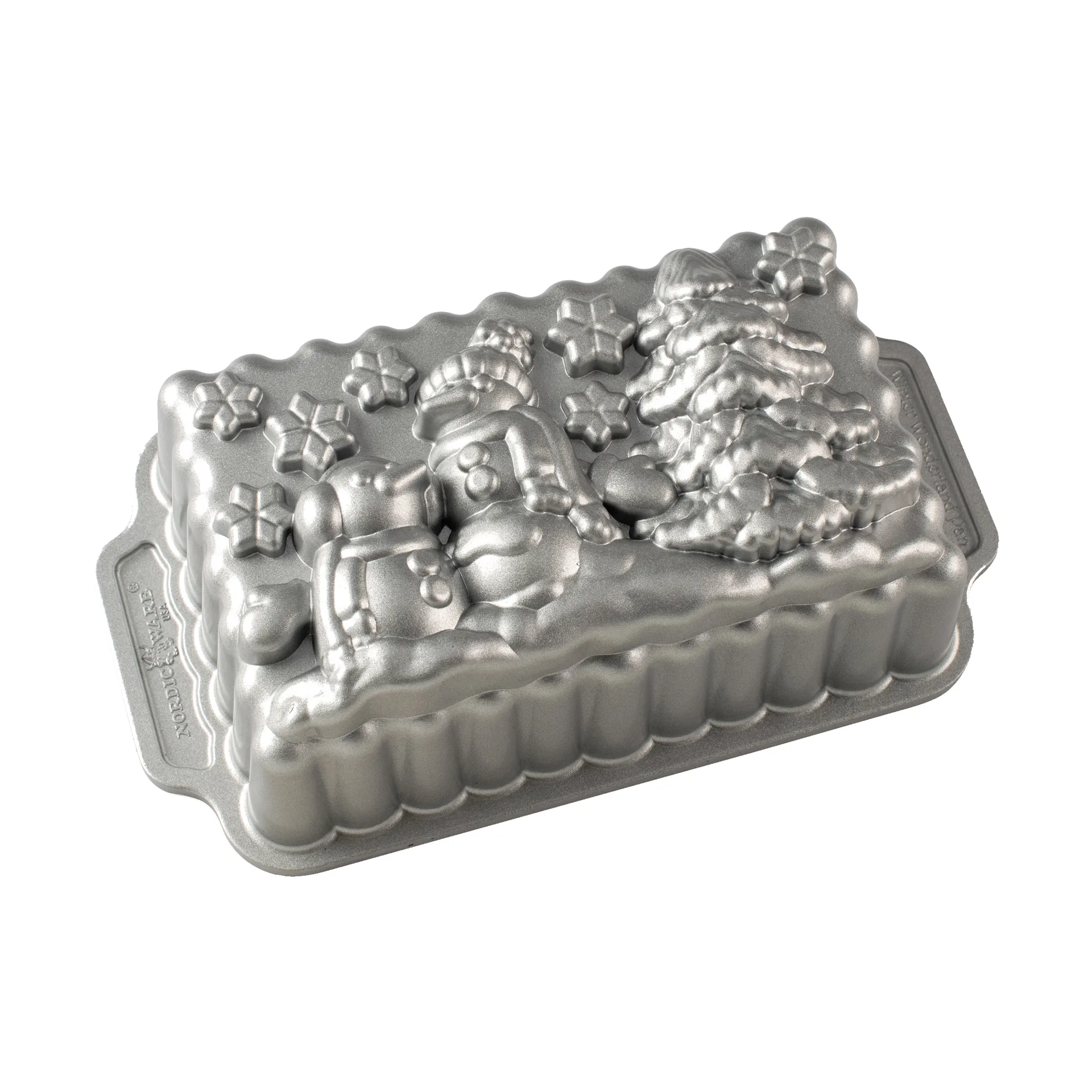 Nordic Ware Winter Wonderland bread tin 1,4 L, Ασημί Nordic Ware