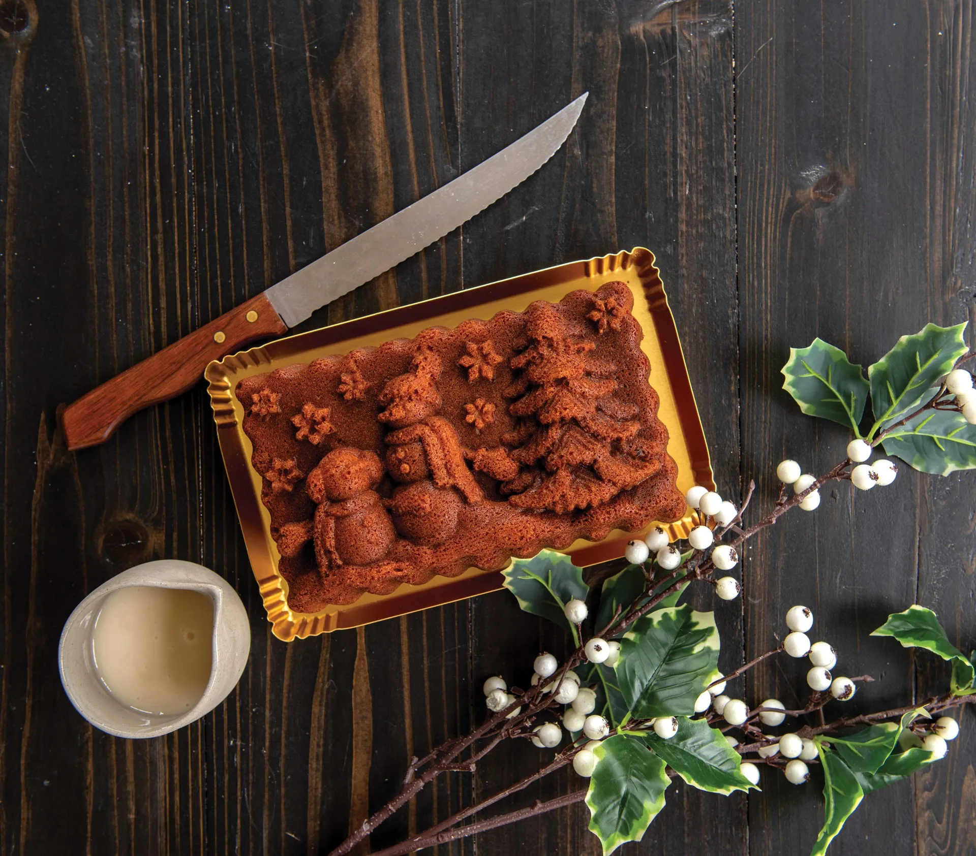 Nordic Ware Winter Wonderland bread tin 1,4 L, Ασημί Nordic Ware