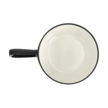 Κατσαρόλα για φοντύ, εμαγιέ - Μαύρο, 1,8 l - Nordwik